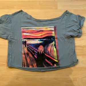 “The Scream” crop top